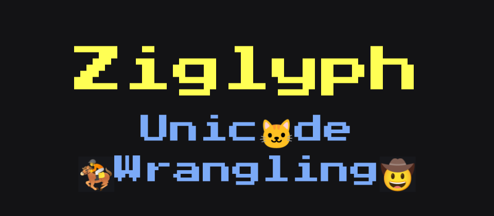 Cover image for Ziglyph Unicode Wrangling