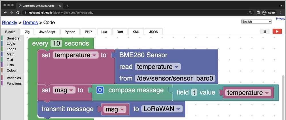 Cover image for Visual Programming with Zig and NuttX Sensors