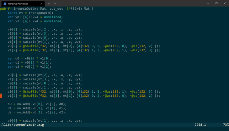 Fast, multi-platform, SIMD math library in Zig - Zig NEWS