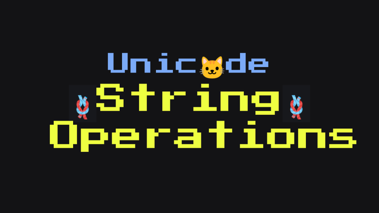 Cover image for Unicode String Operations
